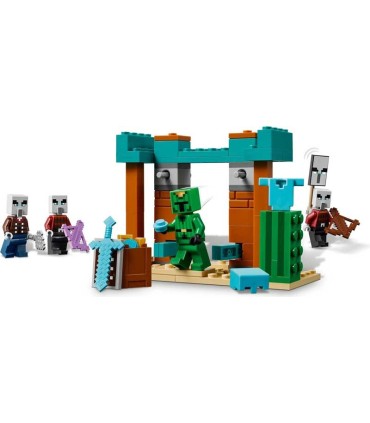 La Patrulla Del Desierto De Los Maldeanos Lego Minecraft 21267 | lagranota.es