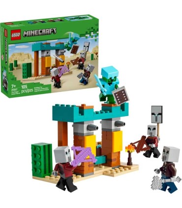 La Patrulla Del Desierto De Los Maldeanos Lego Minecraft 21267 | lagranota.es
