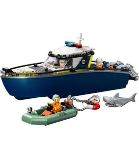 Persecución En Barco De Policía Lego City 60456 | lagranota.es