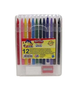 Ceras Plásticas Borrables Play-Doh 12 Unidades | lagranota.es