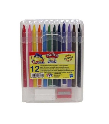 Ceras Plásticas Borrables Play-Doh 12 Unidades | lagranota.es