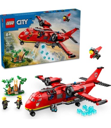 Avión De Rescate De Bomberos Lego City 60413 | lagranota.es