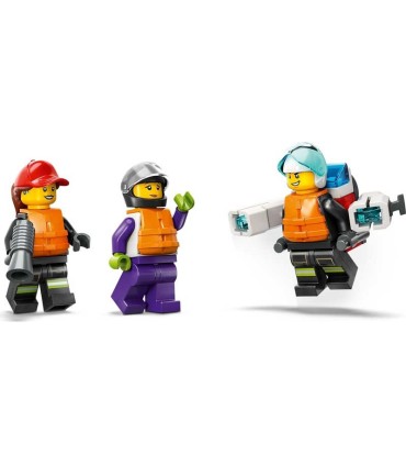 Lancha De Rescate De Bomberos Lego City 60373 | lagranota.es