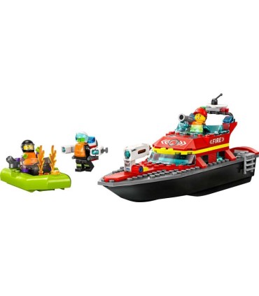Lancha De Rescate De Bomberos Lego City 60373 | lagranota.es