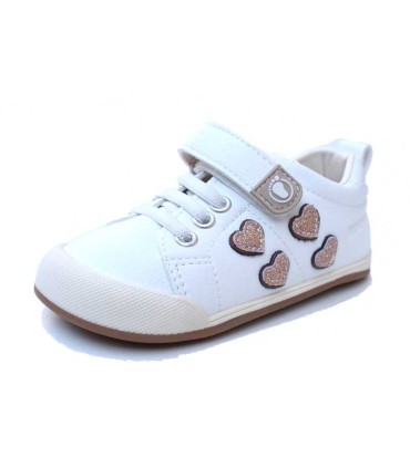 Deportivas Casual Tecnobaby Corazones Brillantes| Botas en La Granota