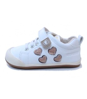 Deportivas Casual Tecnobaby Corazones Brillantes| Botas en La Granota