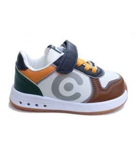 Deportiva Conguitos Goflex Blanco y Azul con Luces | Deportivas en La G...