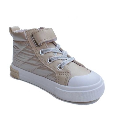 Botín Alto Osito Goflex Dorado| Botas en La Granota