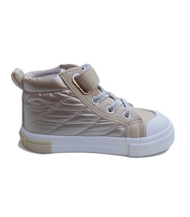 Botín Alto Osito Goflex Dorado| Botas en La Granota