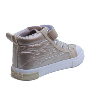 Botín Alto Osito Goflex Dorado| Botas en La Granota