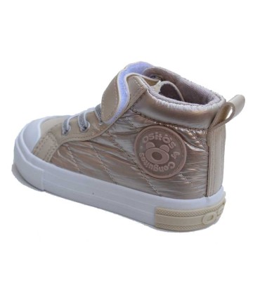 Botín Alto Osito Goflex Dorado| Botas en La Granota