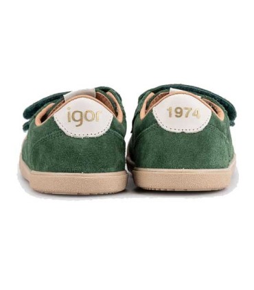 Zapatilla Deportiva Igor Tennis Suede Verde | lagranota.es
