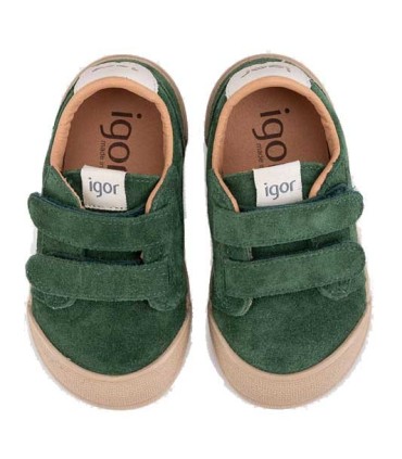 Zapatilla Deportiva Igor Tennis Suede Verde | lagranota.es