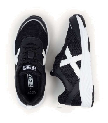 Zapatillas Deportivas Munich Fun Kid 02 Negro | lagranota.es