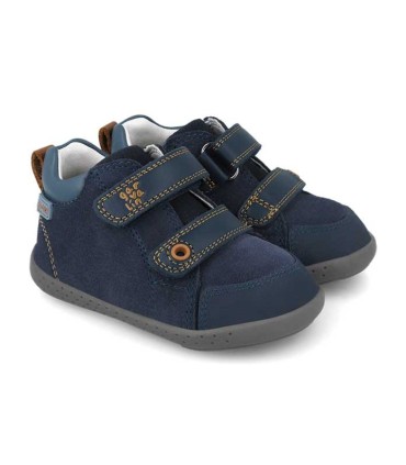 Zapato Blandito Serraje Garvalín Azul | lagranota.es