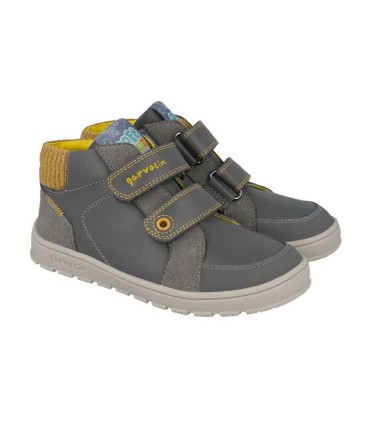 Bota Respetuosa Niño Garvalín Gris Mostaza | lagranota.es