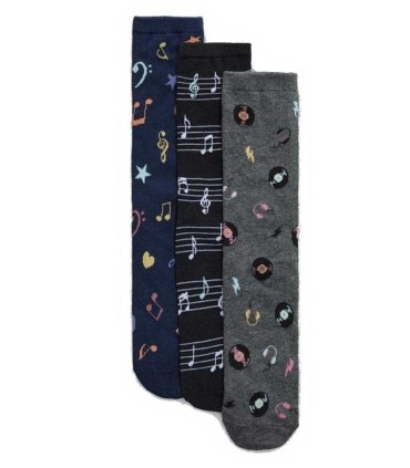 Pack 3 Calcetines Mujer Ysabel Mora | lagranota.es