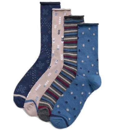 Calcetín Mujer Sin Puño Ysabel Mora | Calcetines en La Granota