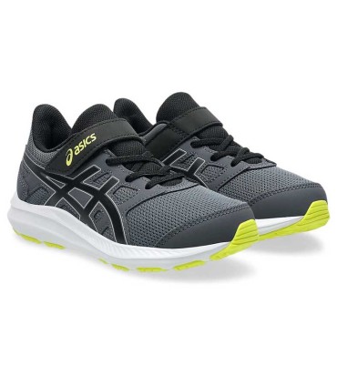 Zapatilla Deportiva Asics Jolt 4 PS Niño Gris-Negro | lagranota.es