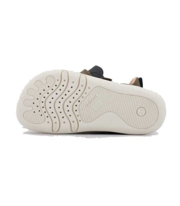 Zapato Bebé Geox Steppieup Azul Marino-Pistacho | La Granota