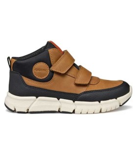 Bota Niño Geox Flexyper Marrón-Negro | La Granota