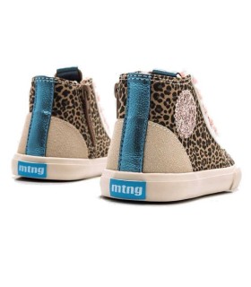 Botas Niña Mustang Free Animal Print - Rosa