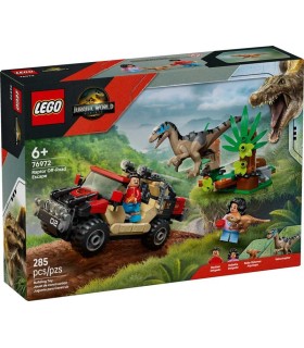 Huida En Todoterreno Y Raptor Al Acecho Lego 76972