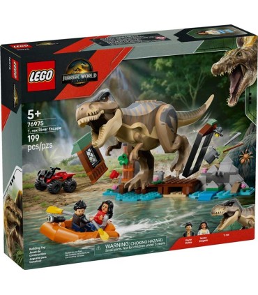 Huida Por El Río Y T-Rex A La Caza Lego 76975 | lagranota.es