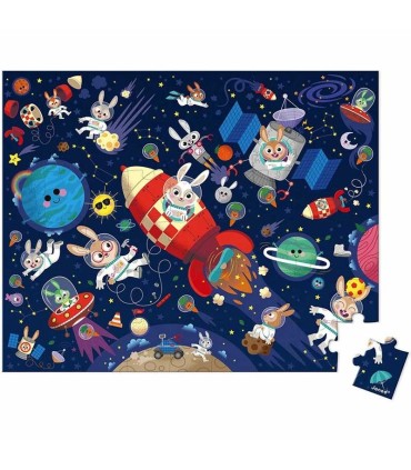 Puzle Cohete Janod 54 Piezas | lagranota.es