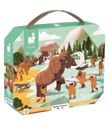 Puzle Friso Prehistoria Janod 100 Piezas | lagranota.es