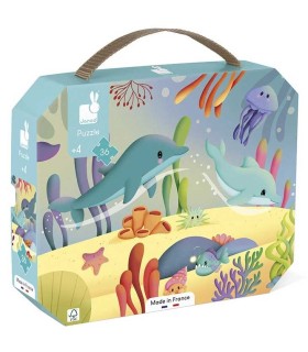 Puzle Los Animales Marinos Janod 36 Piezas | lagranota.es