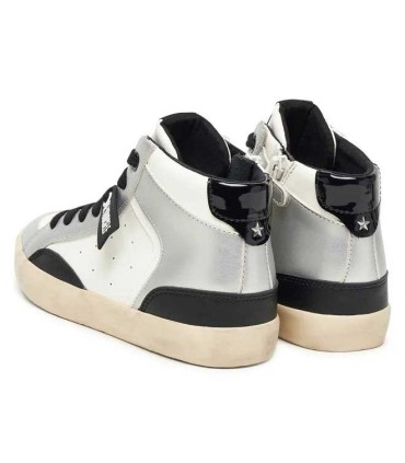 Bota Niña Geox Gisli Girl Blanco/Plata| lagranota.es