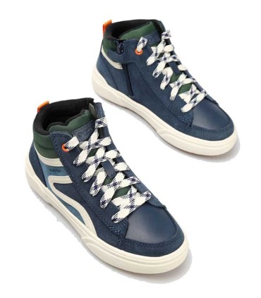 Bota Niño Geox Weemble Azul y Multicolor| lagranota.es