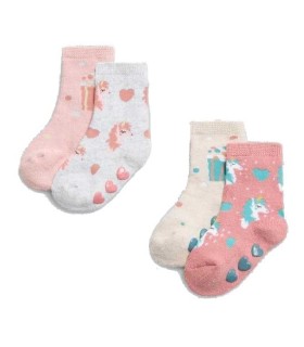 Calcetín Bebé Ysabel Mora Térmico Antideslizante Pack 2