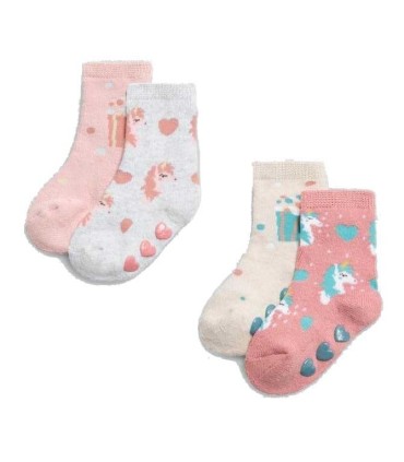 Calcetines Bebé Ysabel Mora Térmico Antideslizante Pack 2 Unidades