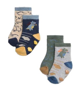 Calcetín Bebé Ysabel Mora Térmico Antideslizante Pack 2