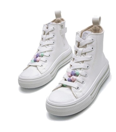 Botas Niña Mustang Bigger Z Blanco | lagranota.es