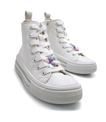 Botas Niña Mustang Bigger Z Blanco | lagranota.es