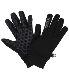 Guantes Grippy Regatta Infantil Negro y Gris| lagranota.es