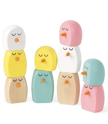 Juego de equilibrio Flamenco Rosa Janod | lagranota.es