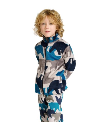 Bata Invierno Niño Muydemi Estampado Osos |  La Granota