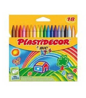 Plastidecor 18 ceras  | Manualidades y Pintura en La Granota