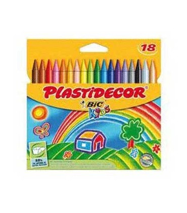 Plastidecor 18 ceras  | Manualidades y Pintura en La Granota