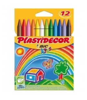 Plastidecor 12 ceras | Manualidades y Pintura en La Granota